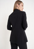 Gianna single-breasted blazer BLUBIANCO WHITEMARRONENERO BLACK Woman image number 3