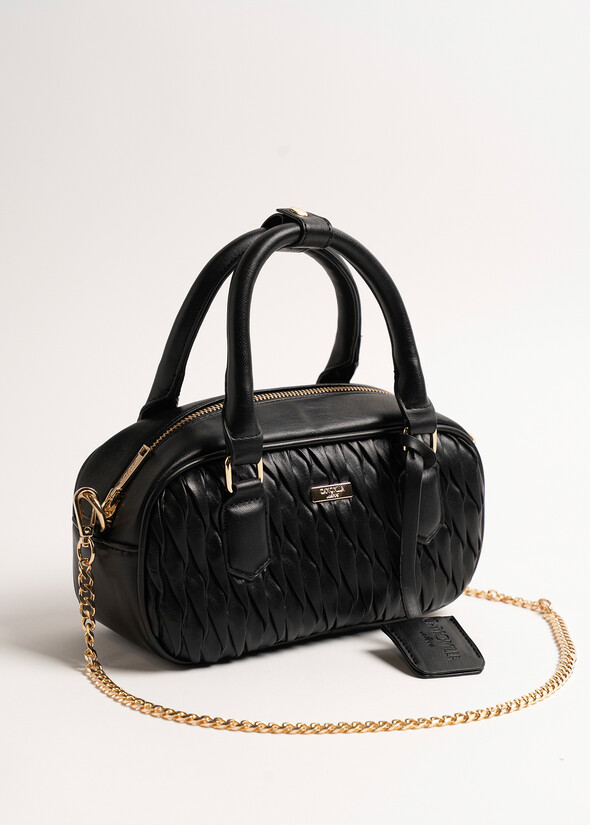 Bauletto Baby goffrato NERO BLACK Donna null
