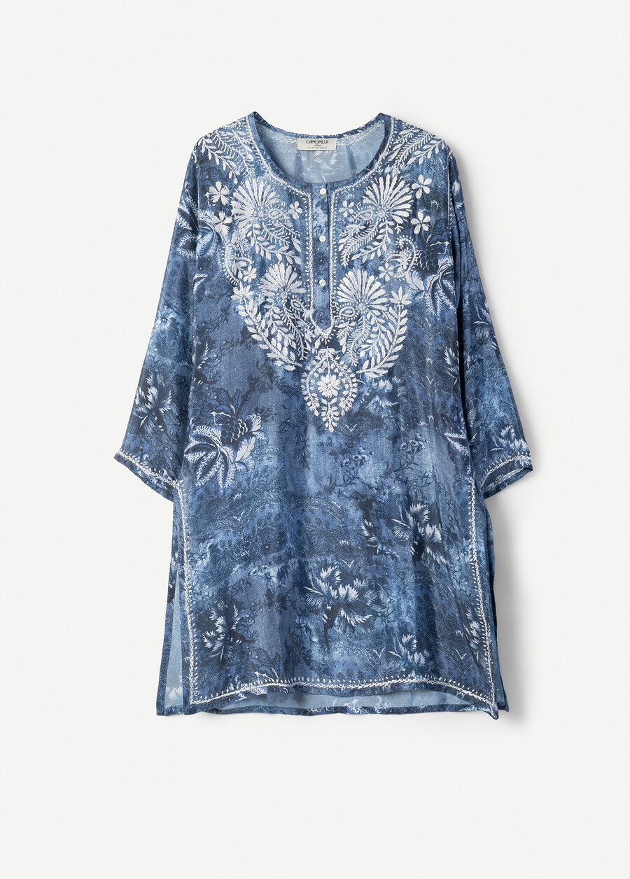 Blusa Carillon a fantasia BLU Donna , immagine n. 5