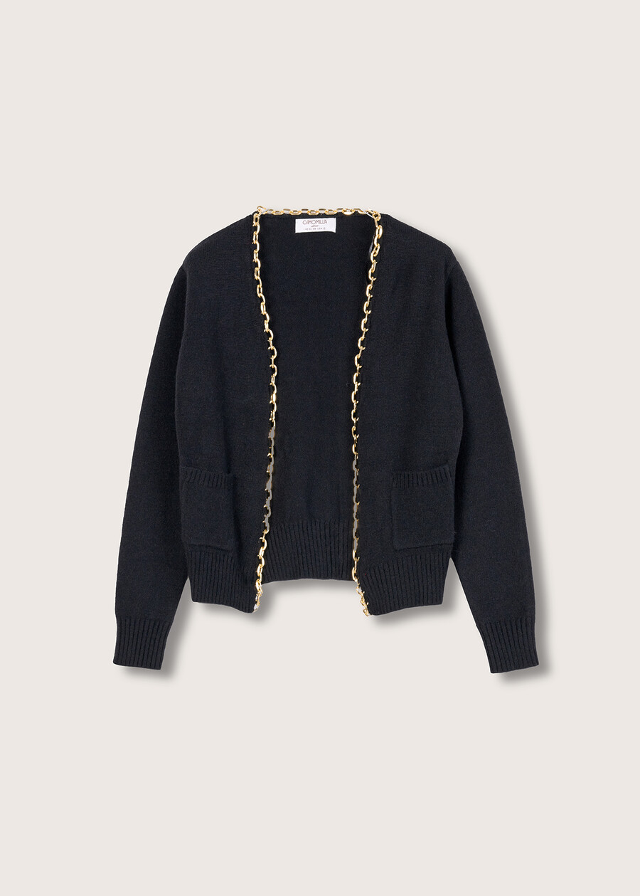Cardigan Crimea con catena ROSSONERO BLACK Donna , immagine n. 5