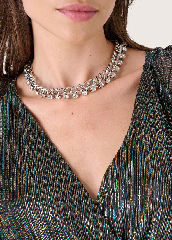 Collana Cathryn con macro cristalli  Donna null