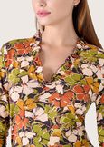Siria floral pattern jersey MARRONE TIERRA Woman image number 2