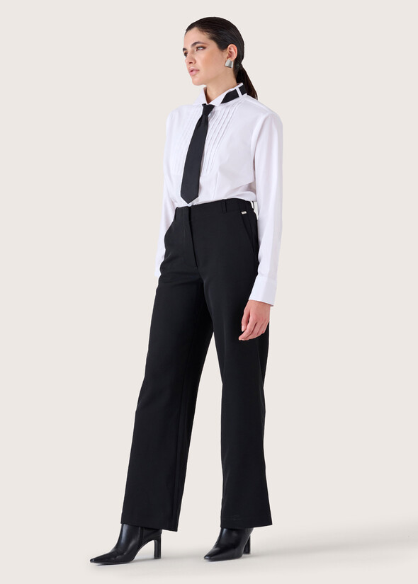 Plovdiv palazzo trousers NERO BLACK Woman null