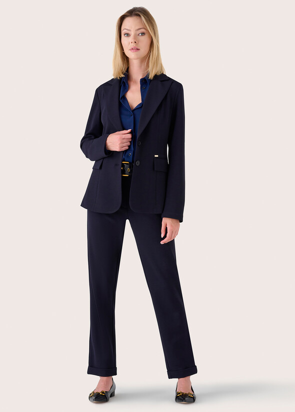 Pantalone Bella a gamba dritta BLUE DARK BLUE Donna null