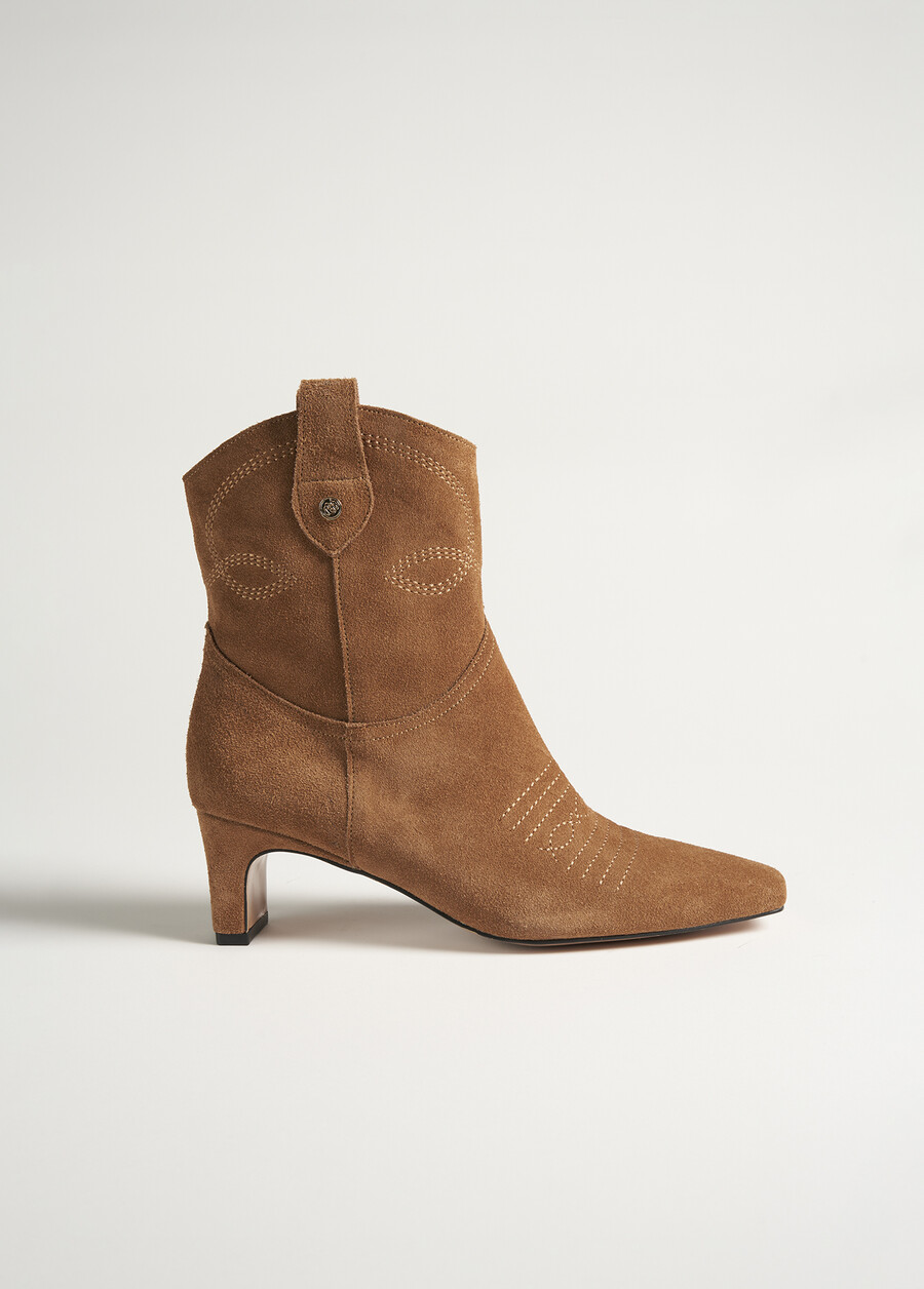 Senea 100% genuine leather ankle boot MARRONE CARAMELLO Woman , image number 3