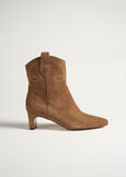 Senea 100% genuine leather ankle boot MARRONE CARAMELLO Woman image number 3