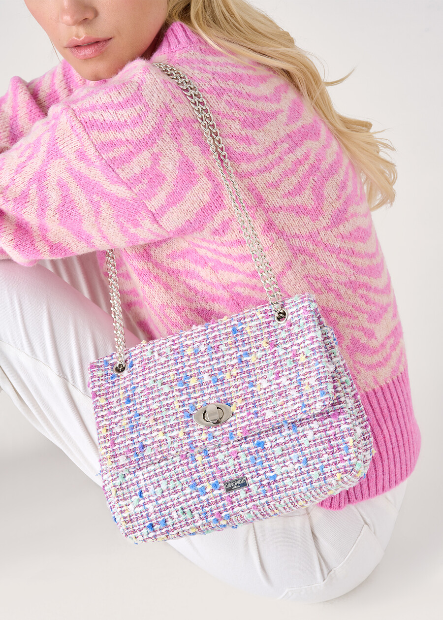 Pochette Bethany in bouclé VIOLA BEGONIADENI DENIM Donna , immagine n. 1