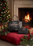 Gift Idea – Deer-Print Shopper e Animalier-Detail NERO BLACK Woman image number 1