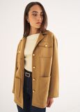 Galy faux leather jacket MARRONE TERRA Woman image number 2
