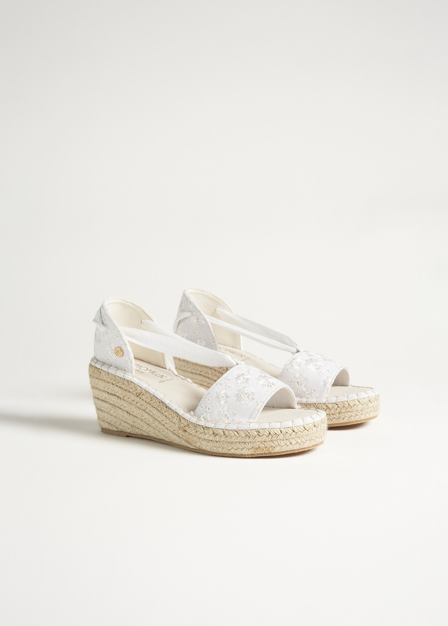 Estrella cotton espadrilles BIANCO WHITE Woman , image number 1
