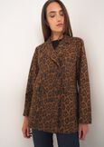 Germana double-breasted jacket MARRONE CARAMELLO Woman image number 1