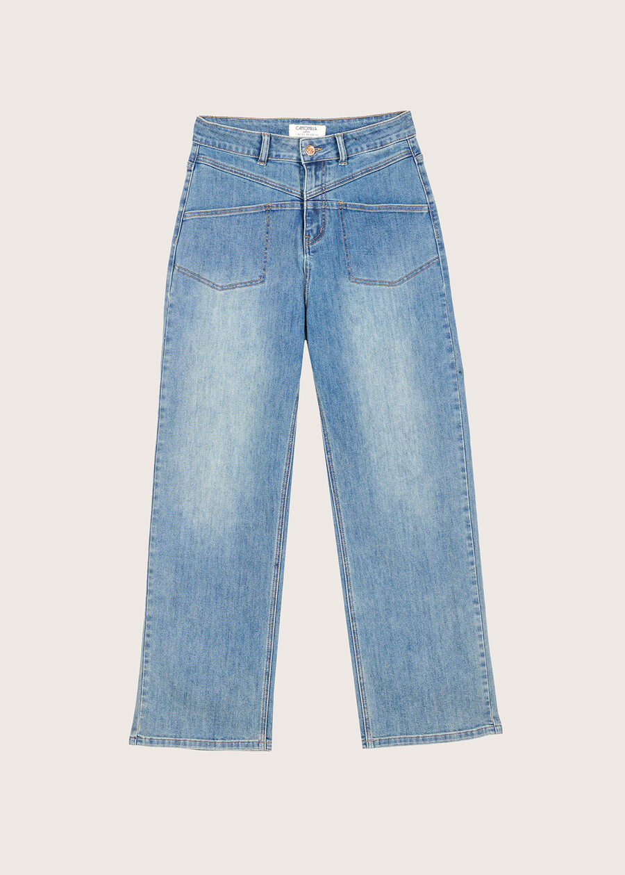 Pantalone Cindy in denim di cotone DENIM Donna , immagine n. 5