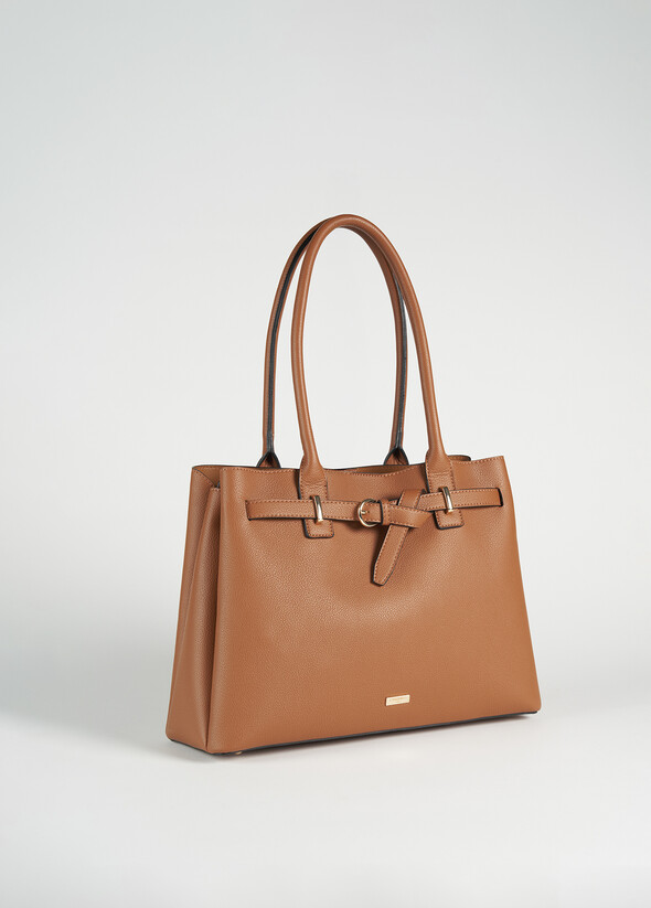 Borsa shopping Brenda in ecopelle MARRONE Donna null