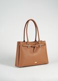 Brenda eco-leather shopping bag MARRONE Woman image number 1