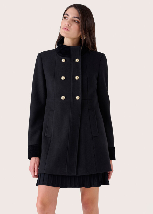 Elisir coat with collar NERO BLACK Woman null