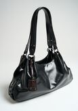 Bahia krinkle faux leather bag NERO Woman image number 2