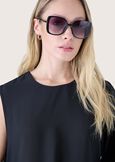 Squared sunglasses MARRONE CACAONERO BLACK Woman image number 1