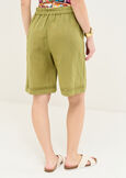 Bermuda Belen in lino e cotone VERDE Donna immagine n. 5