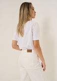 T-shirt Seymur con ricamo libellula BIANCO WHITE Donna immagine n. 4