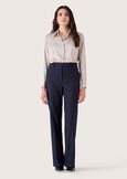 Giorgia technical fabric trousers NERO BLACKBEIGE GESSOBLU Woman image number 2