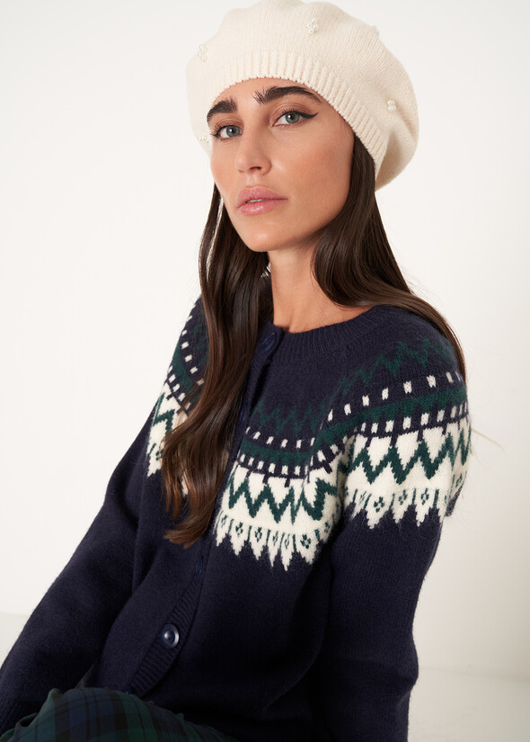 Basco Cary con perle BEIGE LATTE Donna null