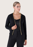 Cardigan Crimea con catena ROSSONERO BLACK Donna immagine n. 2