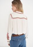 Camicia Cassya 100% rayon BIANCO WHITE Donna immagine n. 3