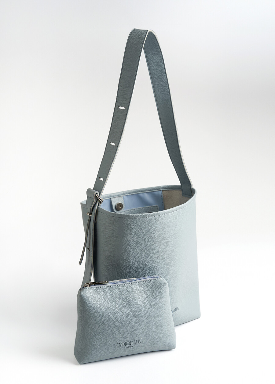 Bacci faux deer-print bucket bag MARRONECELESTE FIORDALISO Woman , image number 3