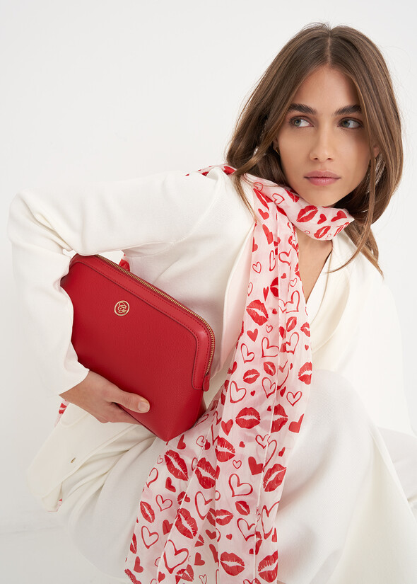Sciarpa Sura 100% seta BIANCO WHITE Donna null