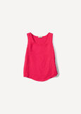 Titan linen and cotton tank top VERDEBLUROSA FUCSIABLU Woman image number 5