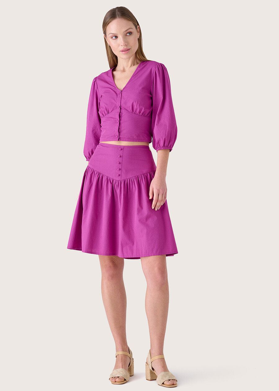 Gonna Girl 100% cotone VIOLA GRAPE Donna , immagine n. 1