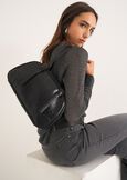 Bauletto Bagary effetto stropicciato NERO BLACKVIOLA VINACCIA Donna immagine n. 1