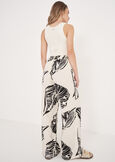 Pintus Leaf-Print Trousers NERO BLACK Woman image number 5