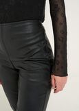 Pantalone Paki effetto ecopelle NERO Donna immagine n. 4