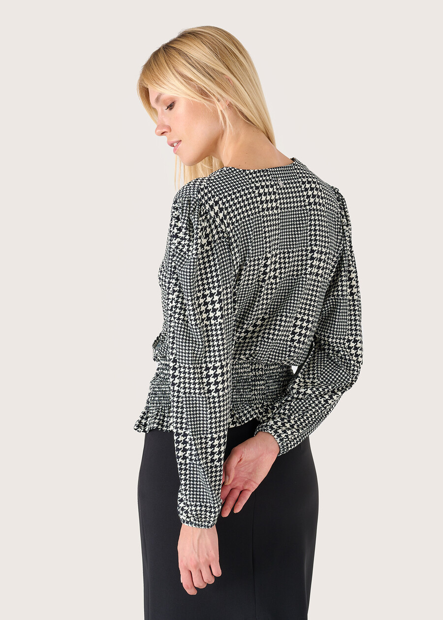 Maglia Samuela pied de poule NERO Donna , immagine n. 3