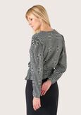 Maglia Samuela pied de poule NERO Donna immagine n. 3