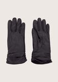 Genevieve genuine leather gloves NERO BLACK Woman image number 2