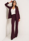 Pantalone Victoria-Q in screppino VIOLA VINACCIA Donna immagine n. 1