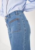 Pantalone Dandy in denim di cotone DENIM LIGHT DENIM Donna immagine n. 4
