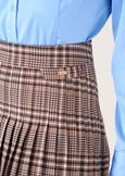 Goemon pleated skirt MARRONE TIERRA Woman image number 5