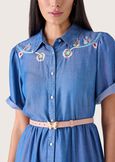 Arav 100% cotton denim dress DENIM Woman image number 2