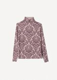 T-shirt Simona collo alto BLU MIDNIGHTROSA Donna immagine n. 4