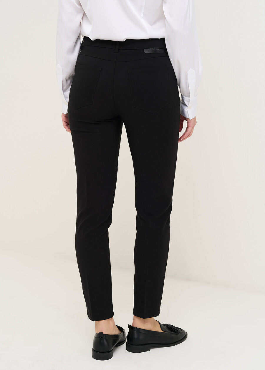 Pantaloni Kate 5 tasche skinny NERO BLACK Donna , immagine n. 4