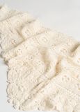 Stefania cotton crochet foulard BEIGE LIGHT BEIGE Woman image number 2