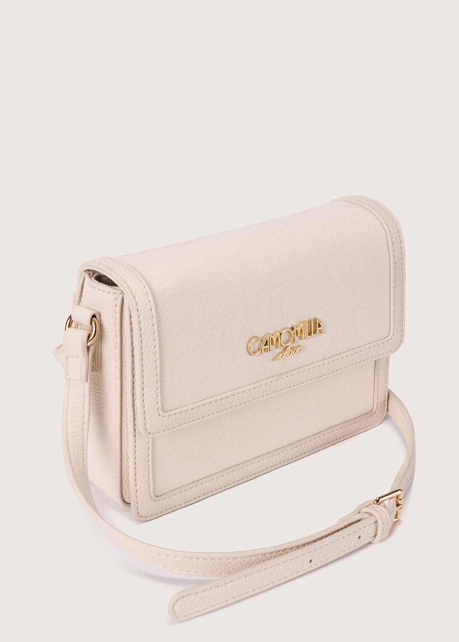 Basilea canvas shoulder bag BEIGEVERDE SALVIA Woman , image number 3