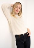 Maglia Meggy in lana e cashmere BEIGE LATTEBLU Donna immagine n. 1