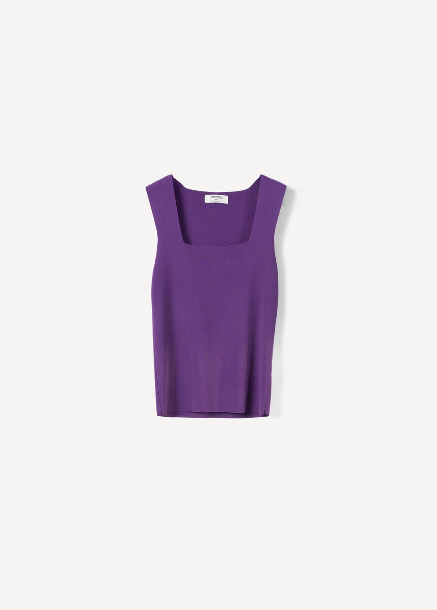 Top Tiki In Maglia BLUE DARK BLUEVIOLA MULBERRY Donna , immagine n. 4