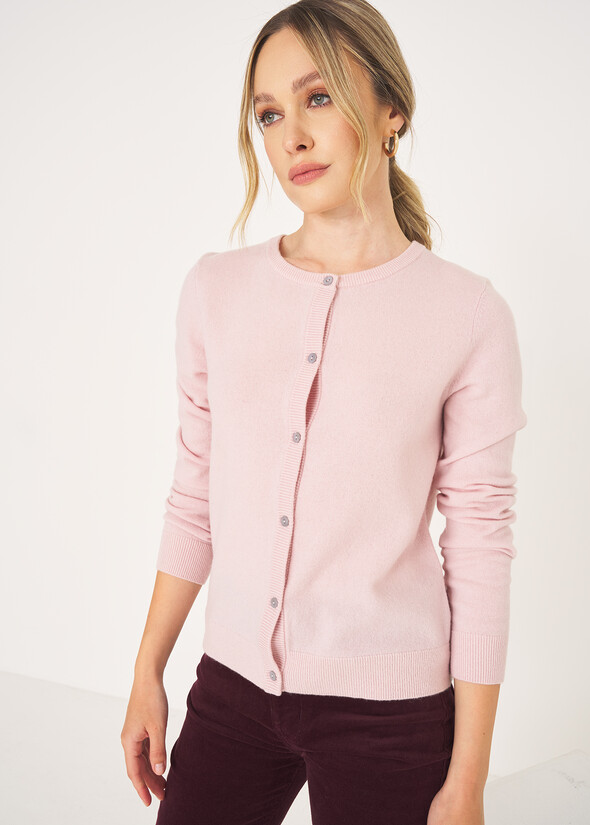 Cardigan Cassel in lana e cashmere ROSA Donna null