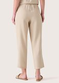 Cara matt effect trousers BEIGE Woman image number 4