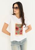 T-shirt Smily stampa leopardata BIANCO WHITE Donna immagine n. 1